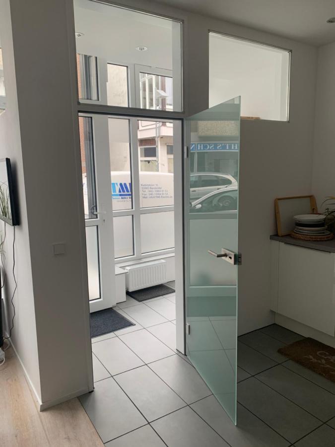 Ferienwohnung Am Traveufer 뤼베크 외부 사진